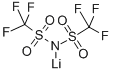 Bistrifluoromethanesulfonimide lithium Structure