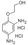 2-(2,4-Diaminophenoxy)ethanol dihydrochloride structure