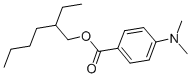 2-Ethylhexyl 4-dimethylaminobenzoate Structure