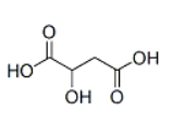 DL-MALIC ACID Structure DL-MALIC ACID Structure
